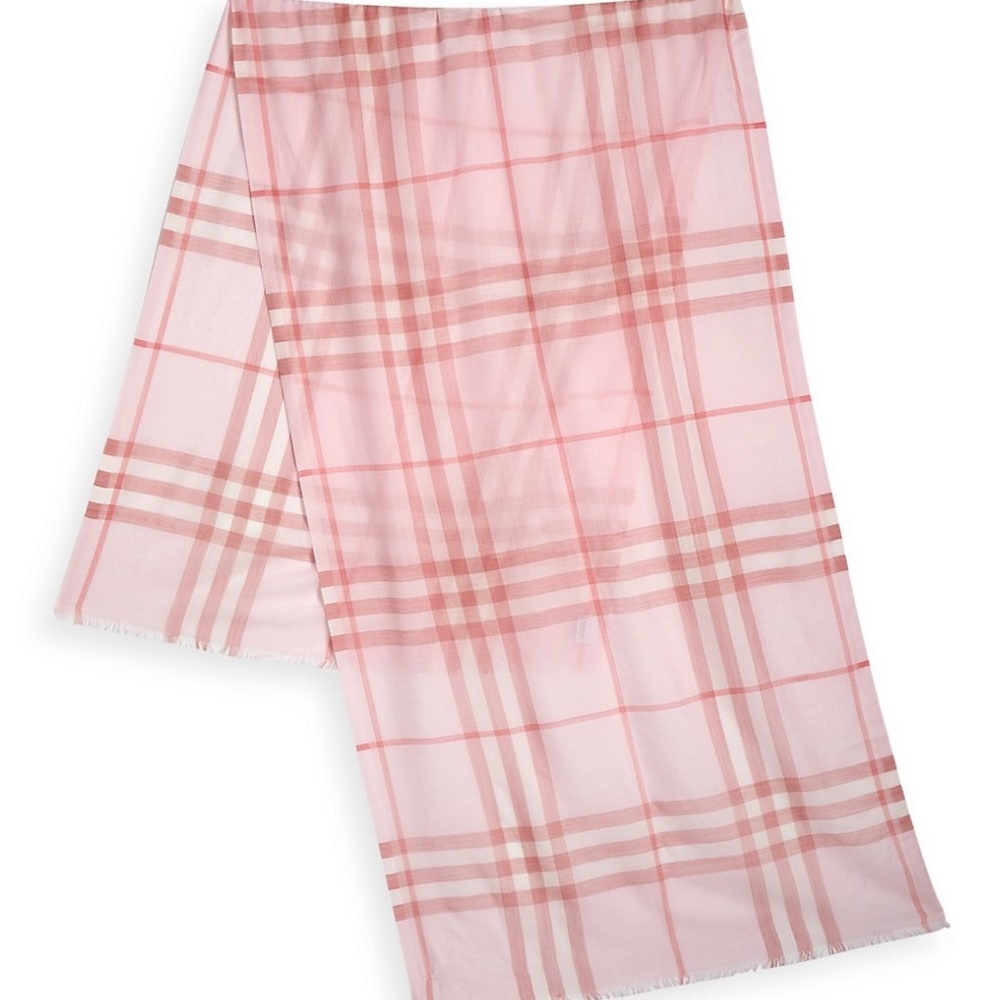 Burberry alabaster pink scarf